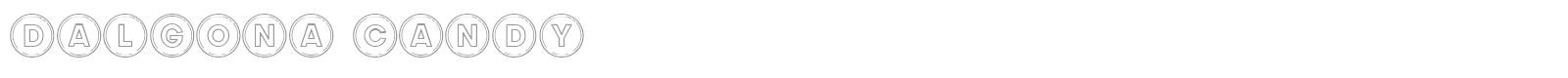 Dalgona Candy font preview